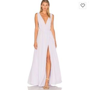 Lovers + Friends lavender Leah gown size 4